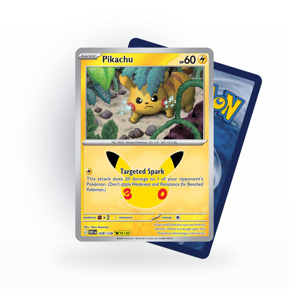 Obrázok: Karta Pikachu [30C038] – 30. výročie