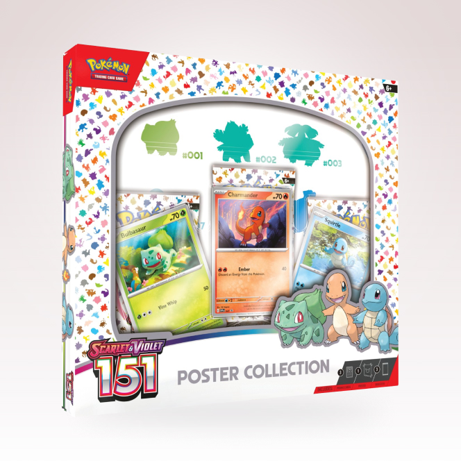 Obrazek: 151 Poster Collection - 3x booster + plakát (oboustranný) + 3x promo karta