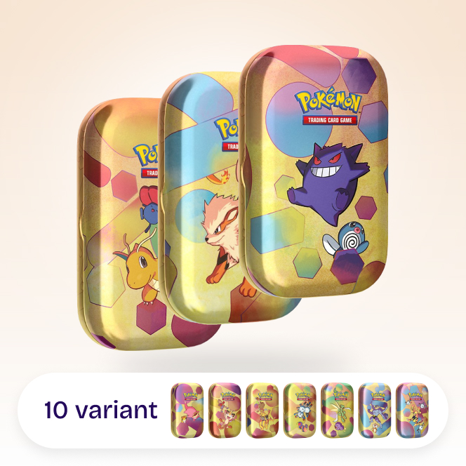 Obrazek: 151 Mini Tins (mix variant) - plechovka + 2x booster