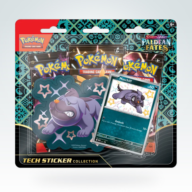 Obrazek: Paldean Fates Tech Sticker Collection: Maschiff