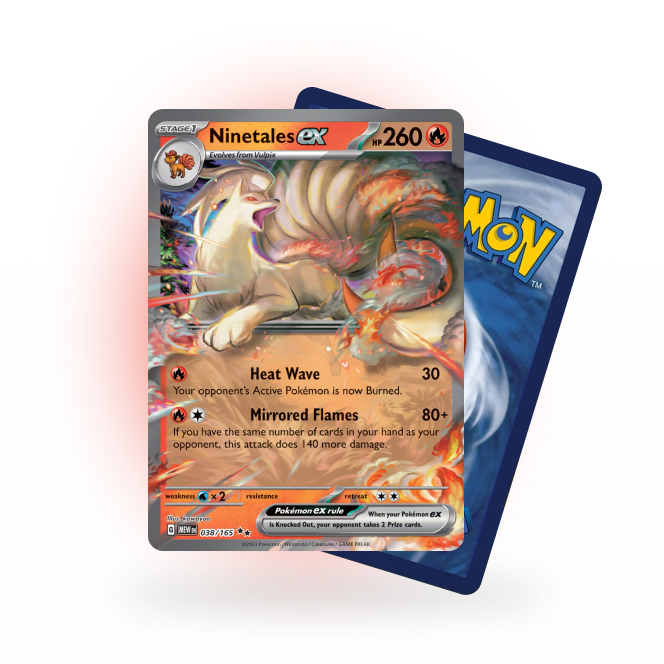 Obrazek: Karta Ninetales ex [MEW 38] - S&V 151