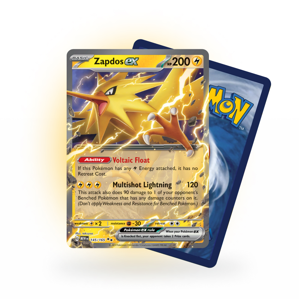 Obrazek: Karta Zapdos ex [MEW 145] - S&V 151