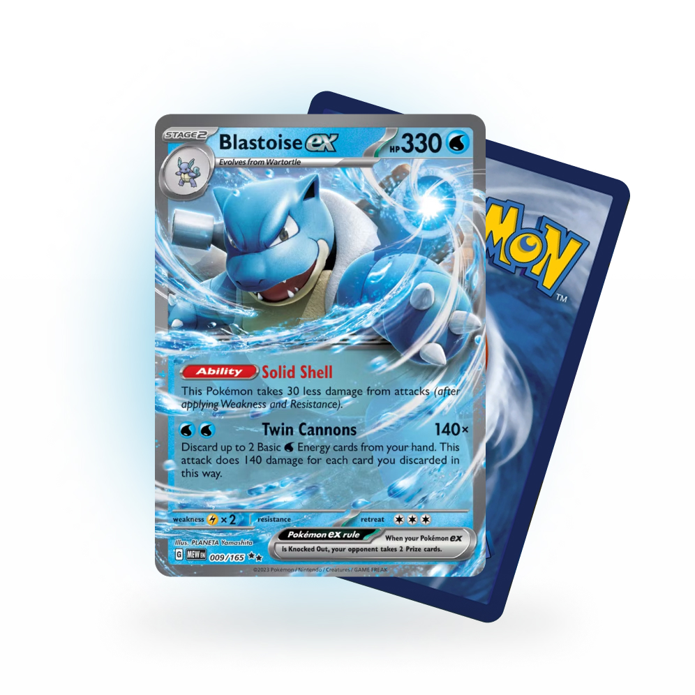 Obrazek: Karta Blastoise ex [MEW 009] - S&V 151