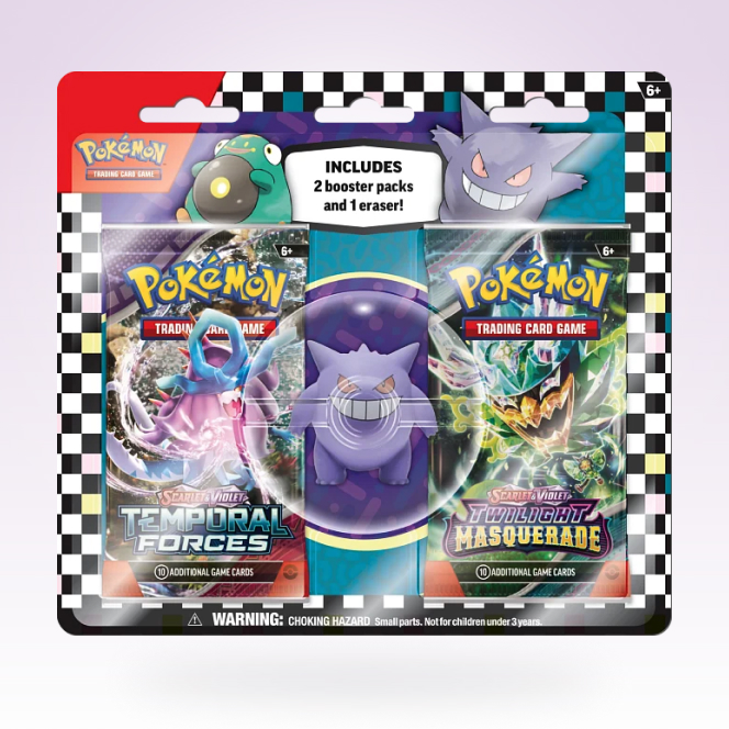 Obrazek: Back to School 2024 - Blister: 2x booster + guma Gengar