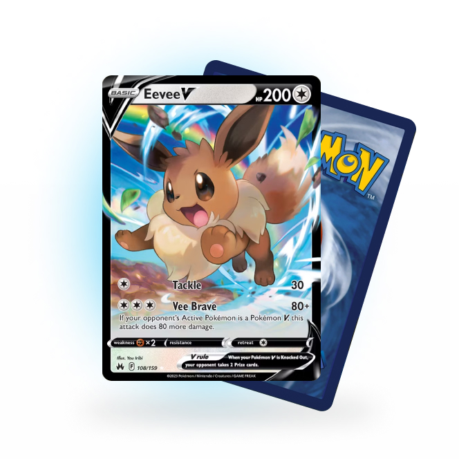 Obrazek: Karta Eevee V [108] - Crown Zenith