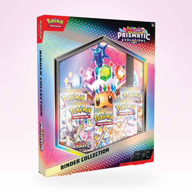Obrazek: Prismatic Evolutions Binder Collection - 5x booster + album na karty