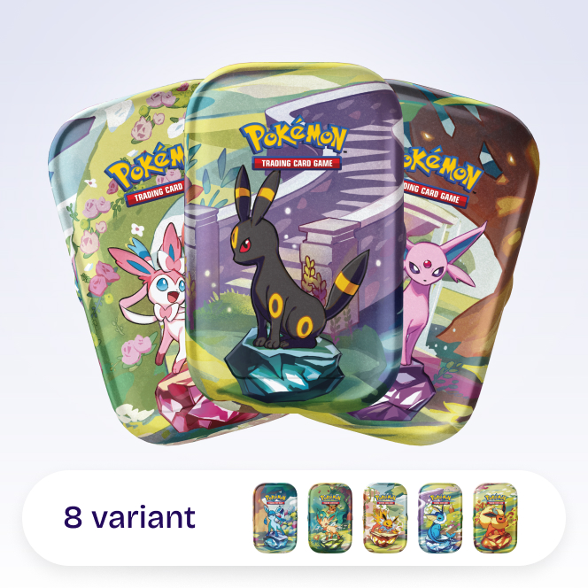 Obrazek: Prismatic Evolutions Mini Tins (mix variant) - plechovka + 2x booster