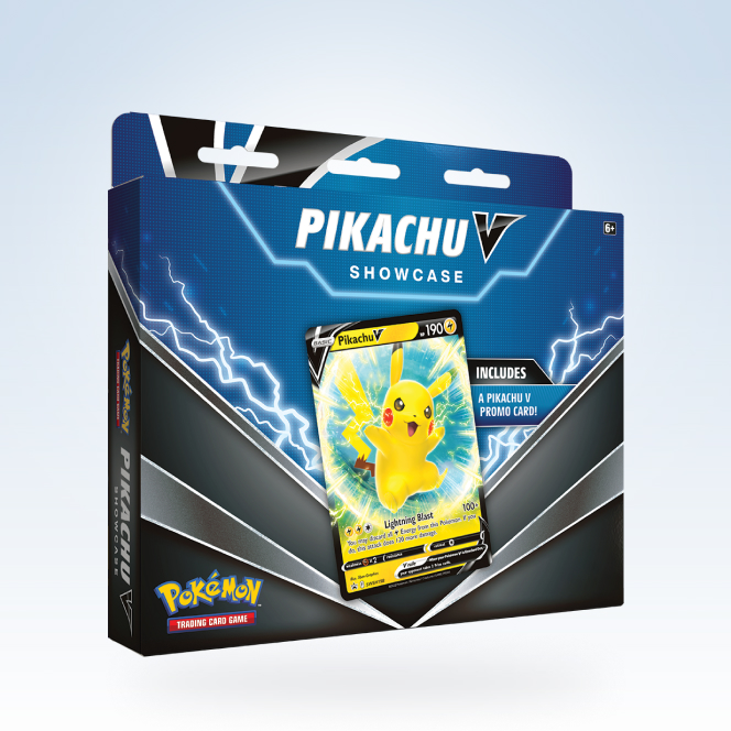 Obrazek: Pikachu V Showcase Box -  - 3x booster + promo karta