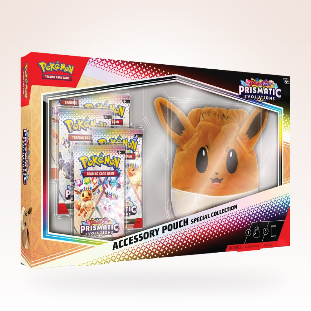 Obrazek: Prismatic Evolutions Accessory Pouch Special Collection - Eevee váček + 5x booster