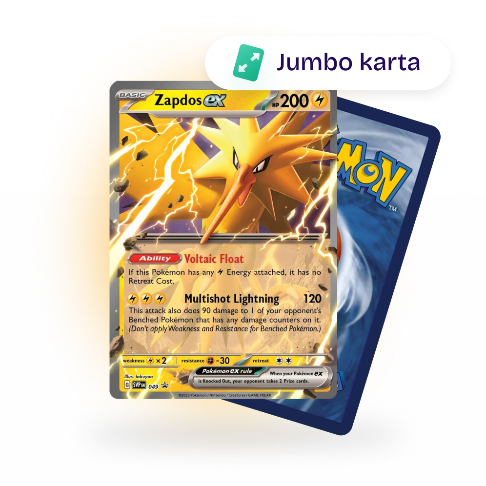 Obrazek: Jumbo karta Zapdos ex [SVP 049] - S&V 151 Promo