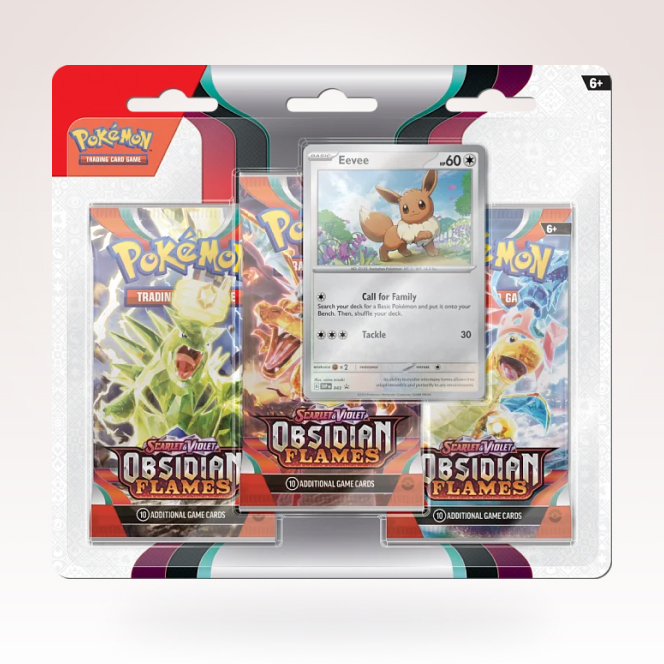 Obrazek: Obsidian Flames 3 Pack Blister - Eevee